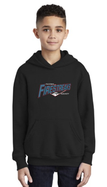 Tacoma Firestreaks Youth Cotton/Poly Hoodie