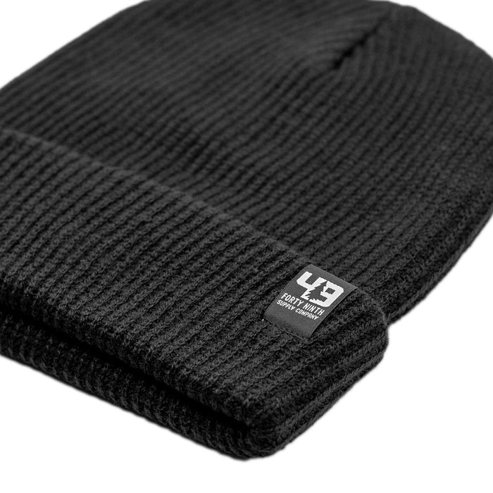 The Knik Black Beanie