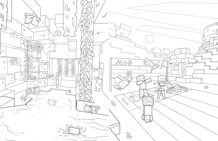 The Official Minecraft Coloring Adventure Book