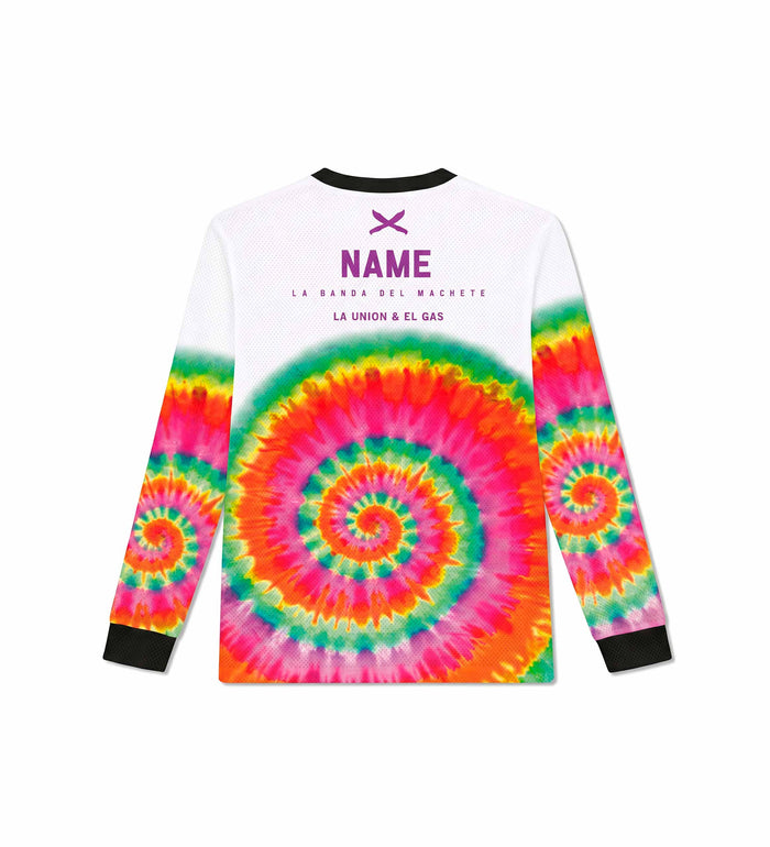 TIE DYE MOTO JERSEY
