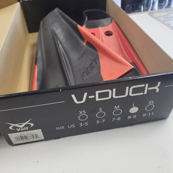Used Voit V-Duck Size 8-9 Snorkeling Fins