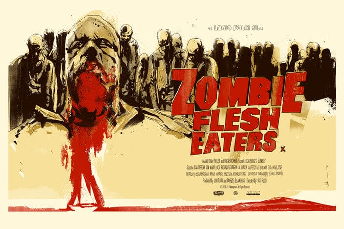 Zombie Flesh Eaters UK Variant Jock poster