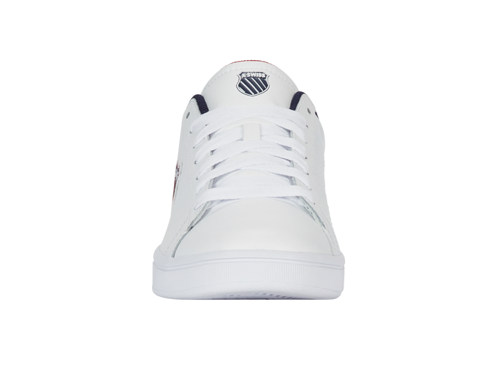 04412-983-M | COURT SHIELD II | WHITE/PEACOAT/SAMBA RED