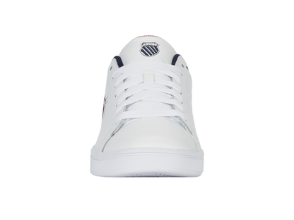 04412-983-M | COURT SHIELD II | WHITE/PEACOAT/SAMBA RED
