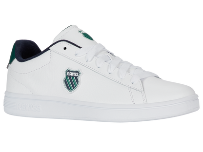 04412-985-M | COURT SHIELD II | WHITE/RAIN FOREST/PEACOAT