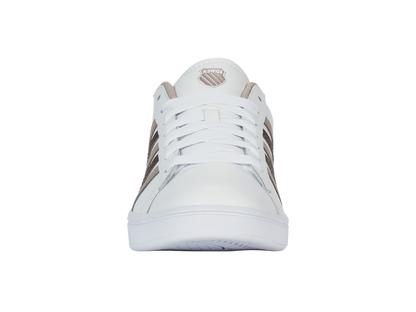 04413-986-M | COURT TIEBREAK II | WHITE/TAUPE/TEAK/JURASSIC GOLD