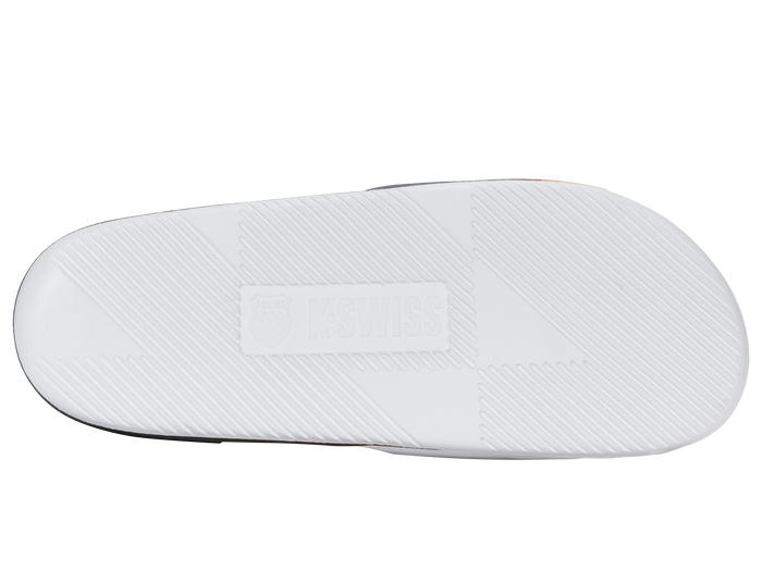 04422-196-M | SLIDE SANDAL X MCLAREN F1 TEAM | WHITE/BLACK/PAPAYA