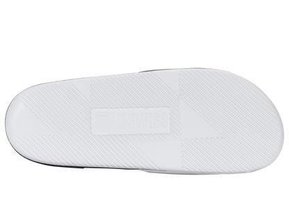 04422-196-M | SLIDE SANDAL X MCLAREN F1 TEAM | WHITE/BLACK/PAPAYA