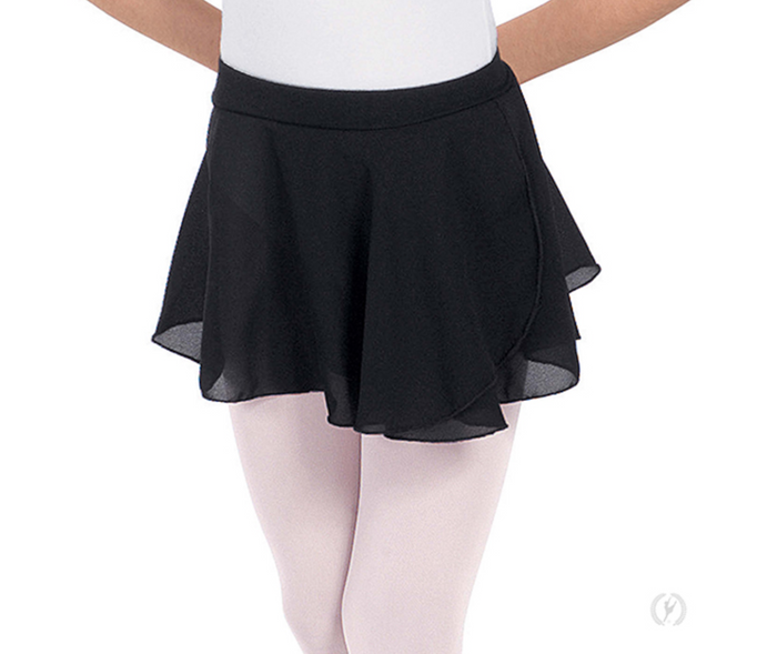 10127 Child Mock Wrap Georgette