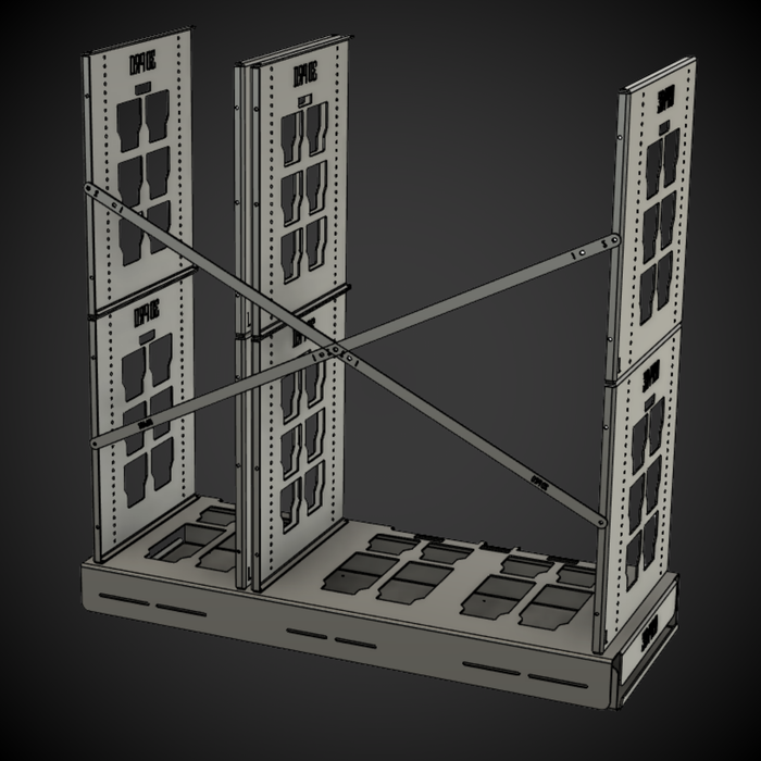 1.5 Slider Bracing Kit (Pack A Shelf) on a dark background