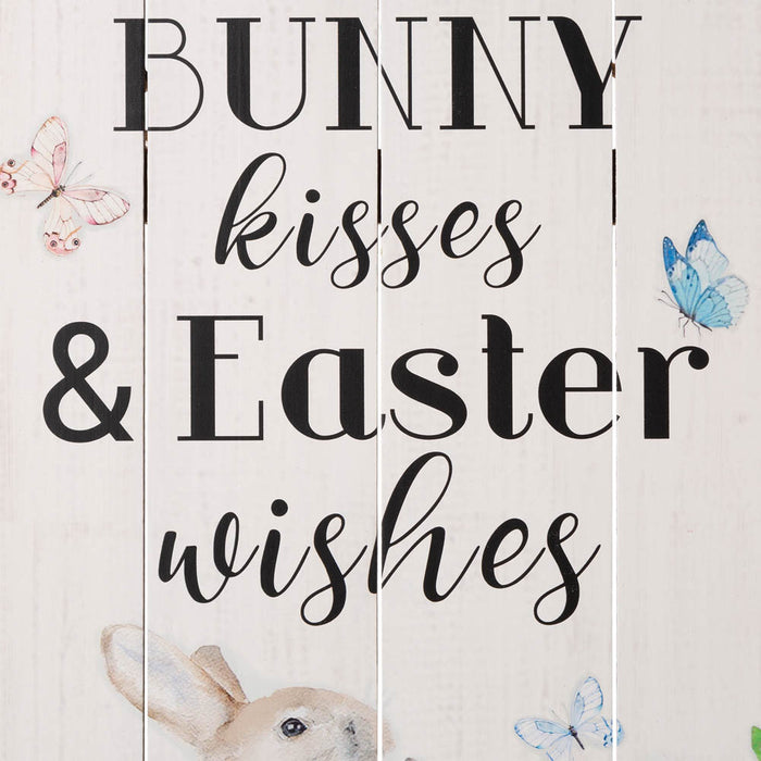 18"H Easter Wooden Bunny Wall Decor