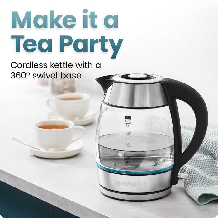 1.8L Stainless Steel Electric Kettle