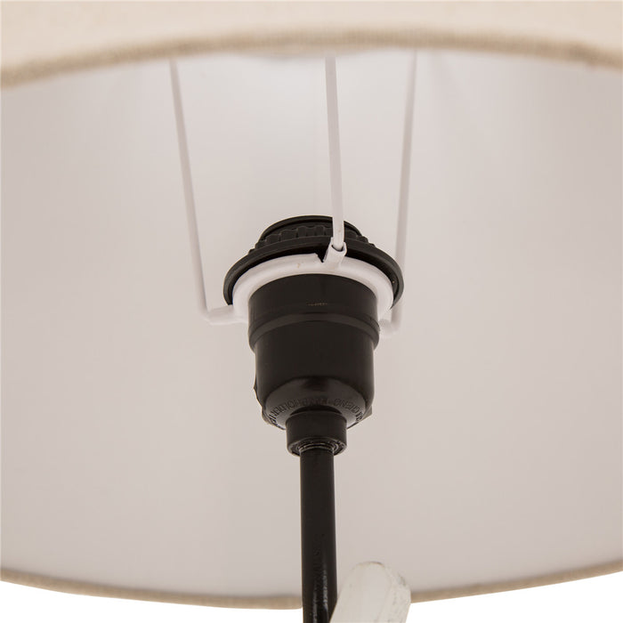 19.29''H Wooden Coastal Table Lamp