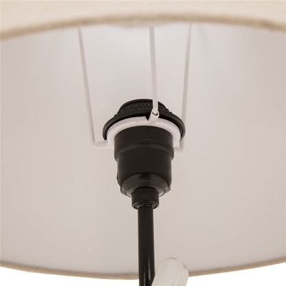19.29''H Wooden Coastal Table Lamp