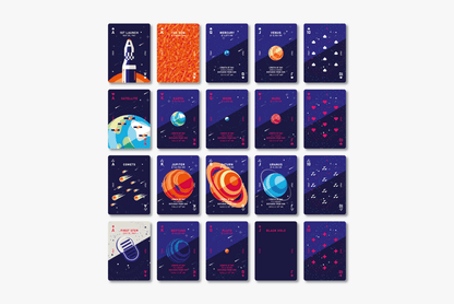 1969 (Blue) Playing Cards by Deckidea Playing Cards by Cartamundi