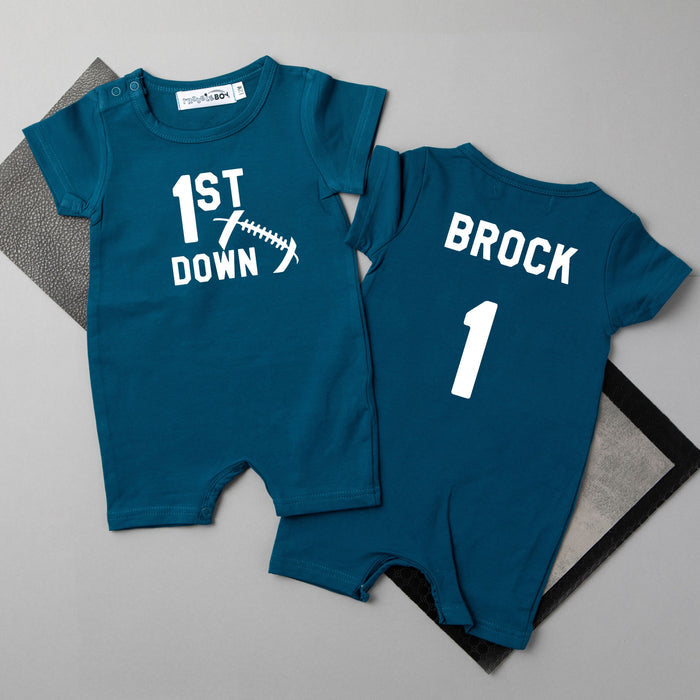 1st Down Football Personalized Slim Fit Shorts