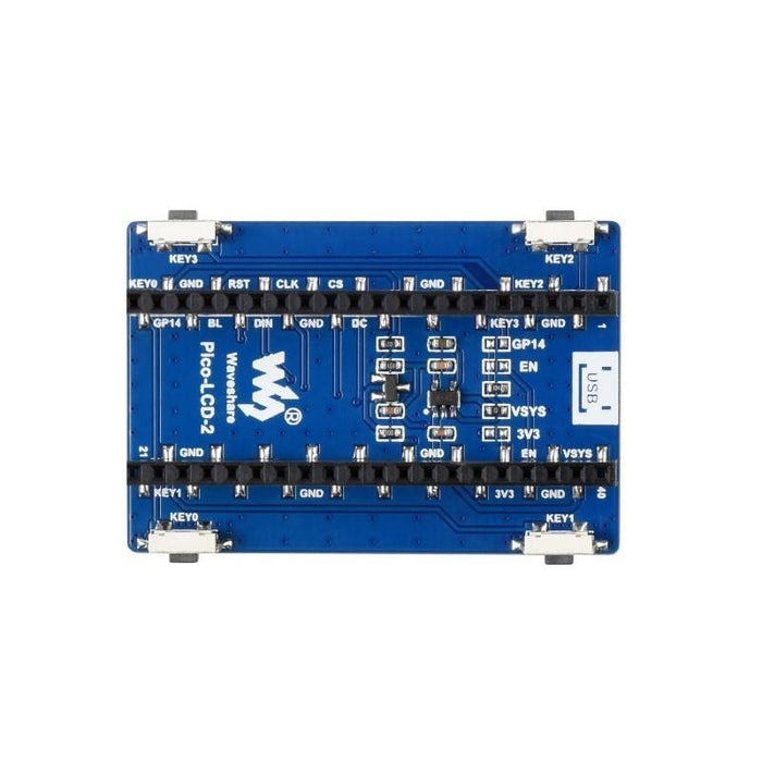 2" IPS LCD Display for Raspberry Pi Pico (320x240) by Waveshare - The Pi Hut