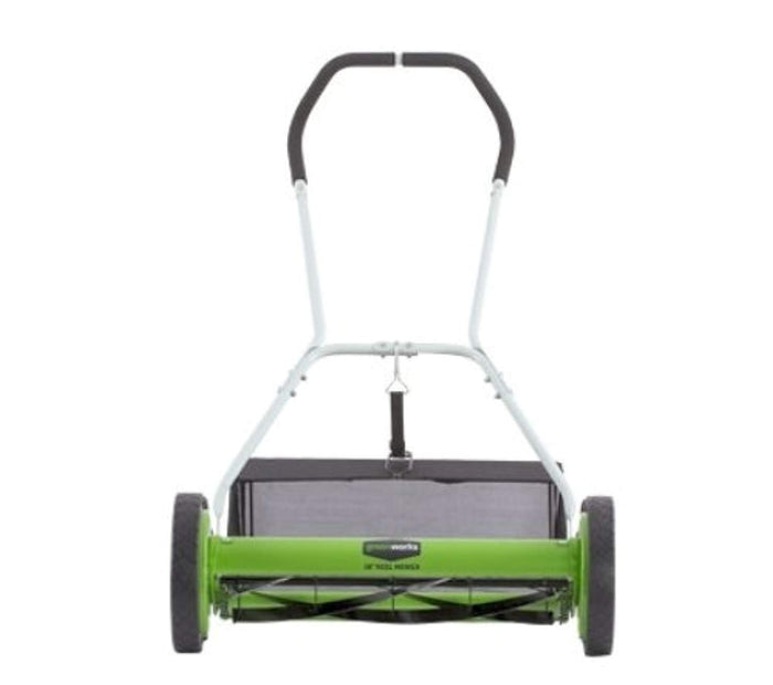 Greenworks Push Reel Lawn Mower with Grass Catcher - Eco Trade Company