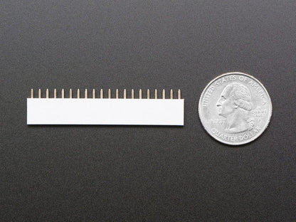 20-pin 0.1" Female Header - White - 5 pack by The Pi Hut - The Pi Hut
