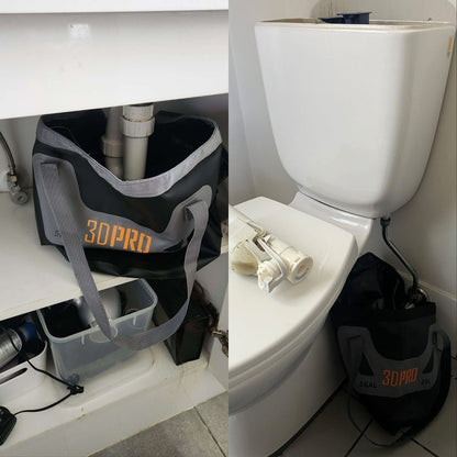 Folding Buckets That Do the Dirty Work