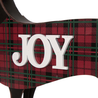 21.93“L Wooden/Metal Dachshund Porch Sign