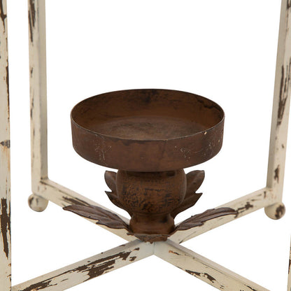 22"H Large Farmhouse Rustic Metal Lantern, Set of 2