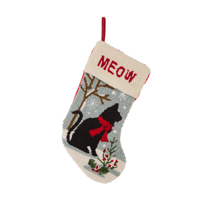 2PK Hooked Stocking, Cat