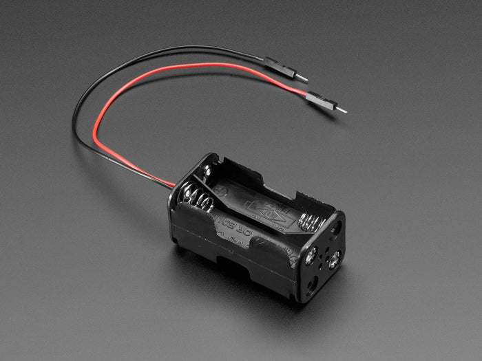 2x2 AA Battery Holder with Premium Jumper Header Wires by The Pi Hut - The Pi Hut