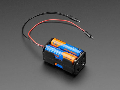 2x2 AA Battery Holder with Premium Jumper Header Wires by The Pi Hut - The Pi Hut