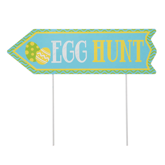 38"H Easter Metal Yard Stake or Wall Décor, Set of 3