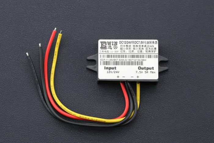 38W DC-DC Converter 7.5V@5A by The Pi Hut - The Pi Hut