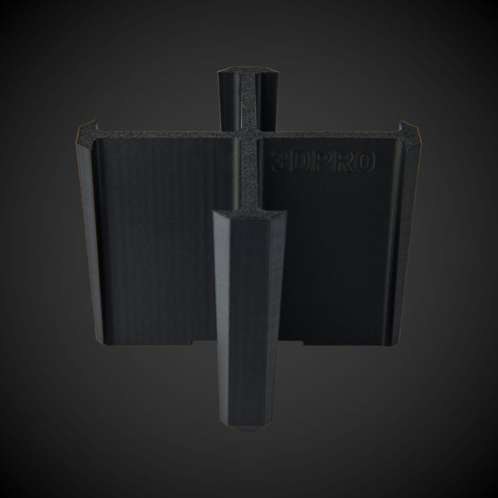 Black 7-way standard double bin divider with 3DPRO branding on a dark background