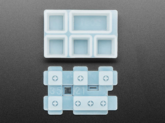 4 x 1U and 1 x 2U "Esc" Silicone Keycap Molds (MX Compatible Switches) [Discontinued] by The Pi Hut - The Pi Hut