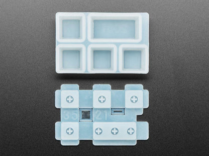 4 x 1U and 1 x 2U "Esc" Silicone Keycap Molds (MX Compatible Switches) [Discontinued] by The Pi Hut - The Pi Hut