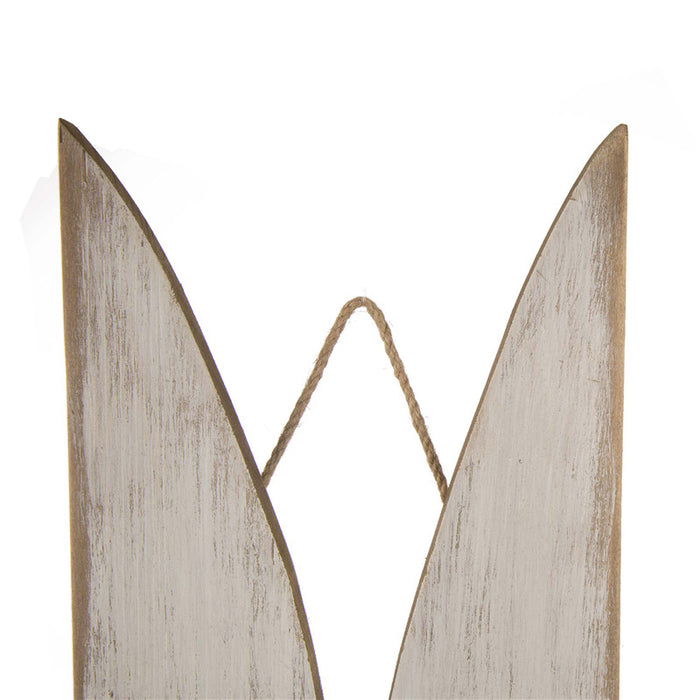 42"H Wooden Easter Welcome Porch Sign with Bunny Ears