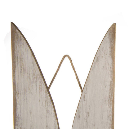 42"H Wooden Easter Welcome Porch Sign with Bunny Ears