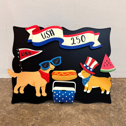 4th of July Celebration Magnets S/3