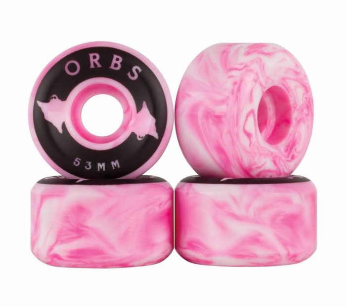 53mm Specters Swirls (Pink/White) Wheels