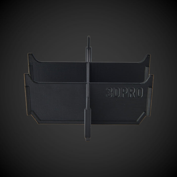 Black 6-Way Low Single Bin Divider (MP) with '3DPRO' branding on a dark gray background