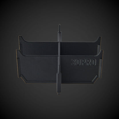 Black 6-Way Low Single Bin Divider (MP) with '3DPRO' branding on a dark gray background