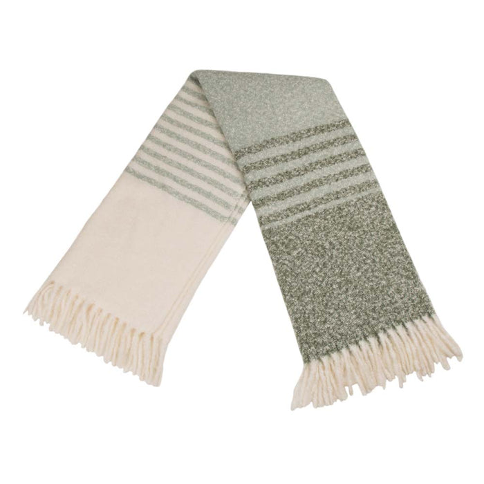 60"L*50"W Woven Acrylic Striped Jacquard Throw 780g