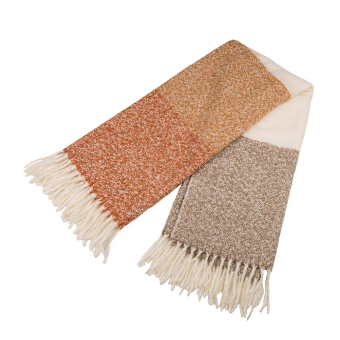60"L*50"W Woven Acrylic Striped Jacquard Throw 780g