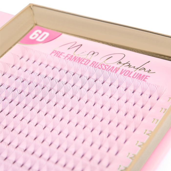 6D Mixed-Length Pre Russian Lashes XL