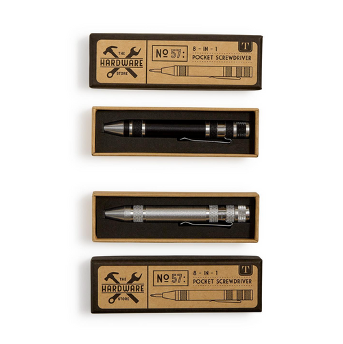 8-in-1 Pocket Screwdriver Multi Tool in Gift Box, 2 Colors