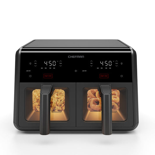 9 Qt. TurboFry® Dual Basket Air Fryer with DC Motor