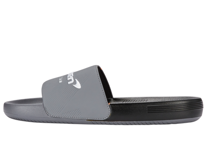 94422-090-M | SLIDE SANDAL X MCLAREN F1 TEAM | ANTHRACITE/BLACK/PAPAYA