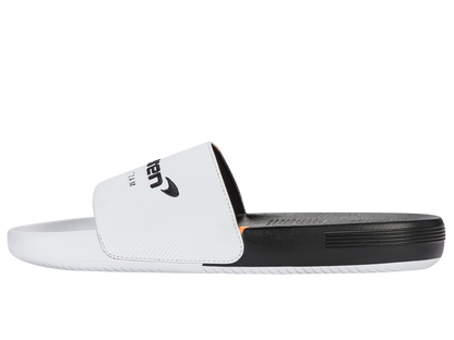 94422-196-M | SLIDE SANDAL X MCLAREN F1 TEAM | WHITE/BLACK/PAPAYA