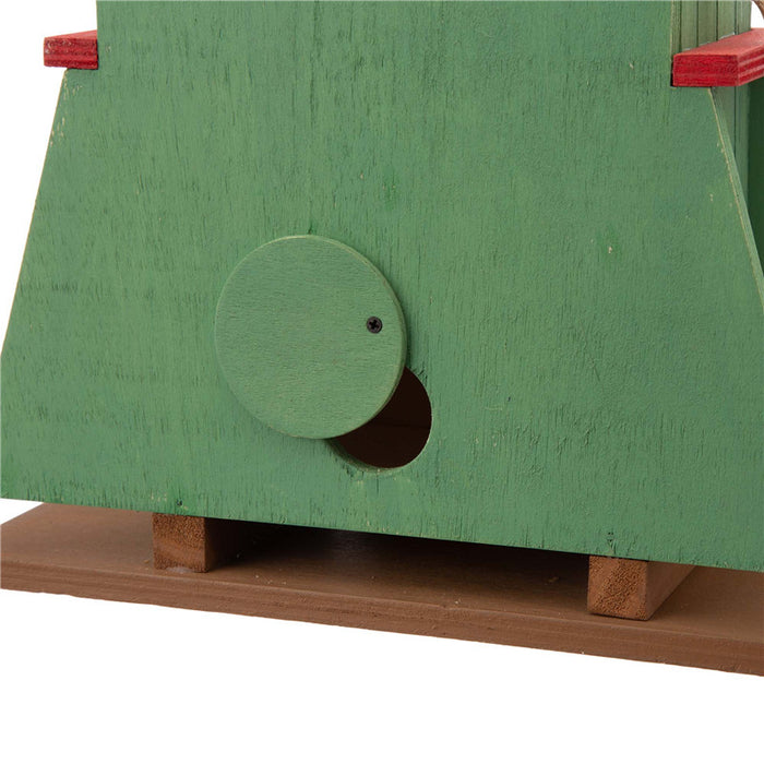 9.45"L Wooden Truck-Shop Birdhouse