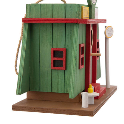 9.45"L Wooden Truck-Shop Birdhouse