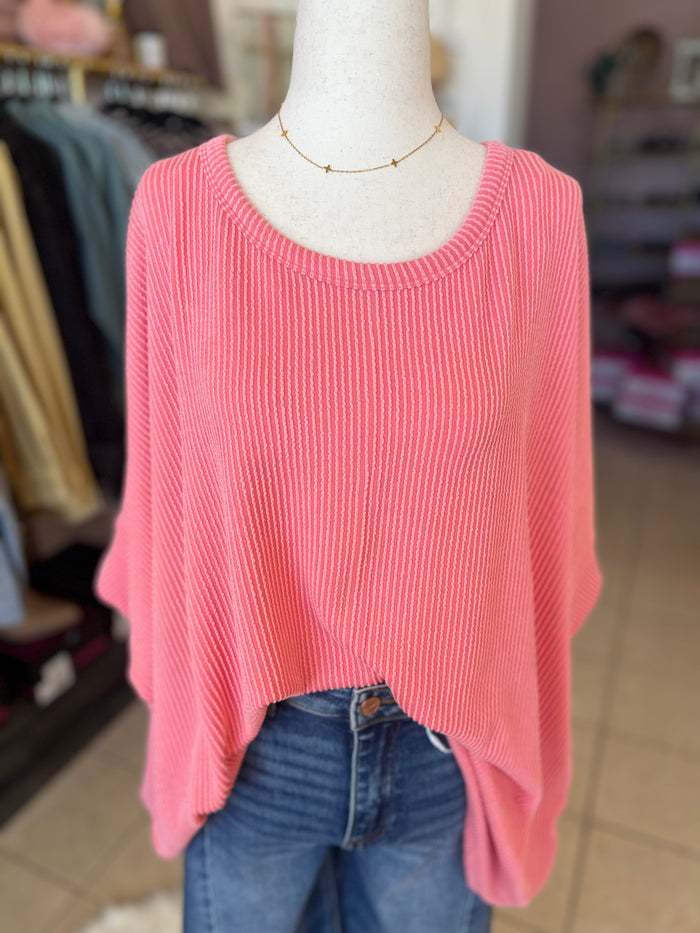 Andree by Unit Oversized Stretch Knit Top